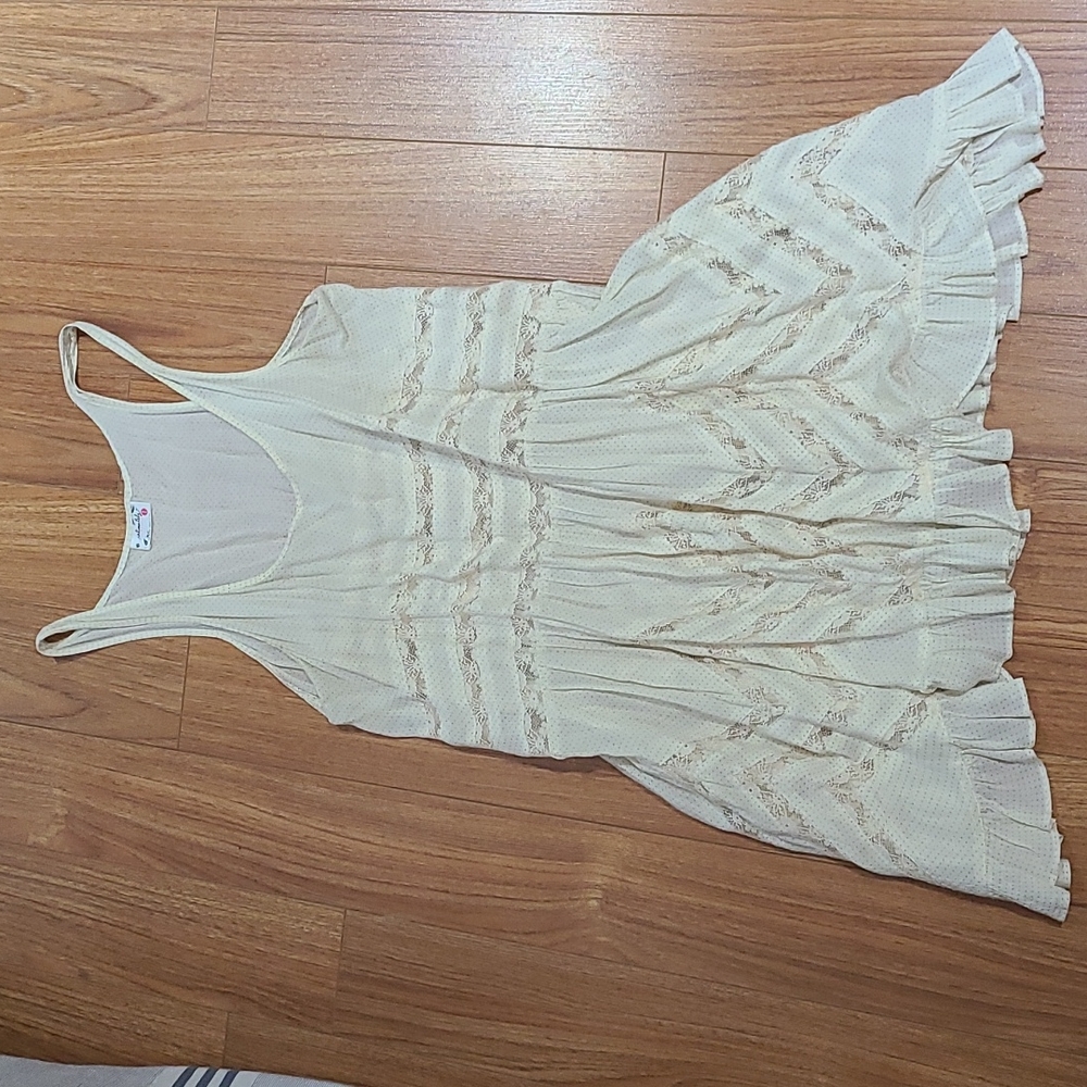 Free people slip voile trapeze dress